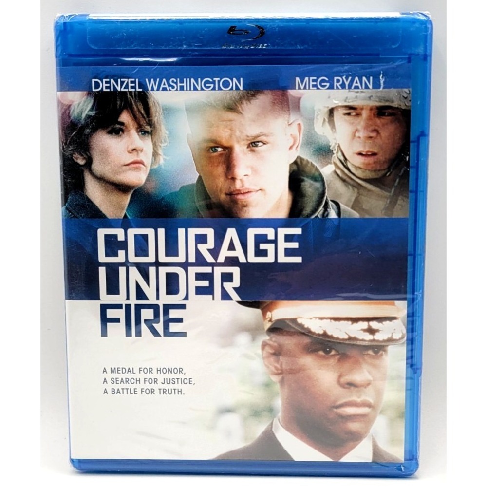 Courage Under Fire, Blu-ray, 1996, Denzel Washington Meg Ryan FACTORY SEALED NEW